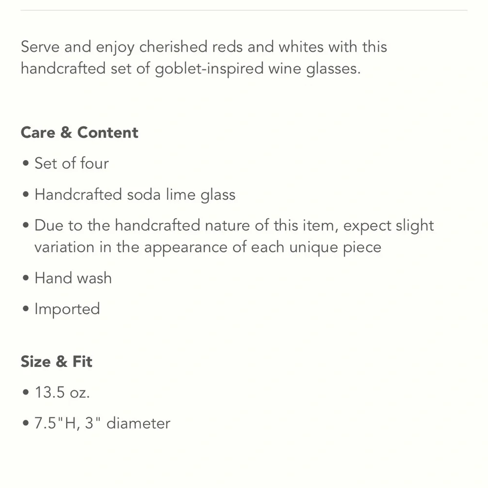 Turquoise Wine Glass from Anthropologie. - Picture 6 of 6